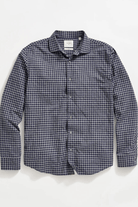 Shirts & Tops - Billy Reid - Plaid Check Hutchenson Sport Shirt - Navy/Grey - Archery Close