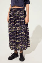 Skirts - Cotelac - Pleated Midi Skirt in Cassis - Archery Close