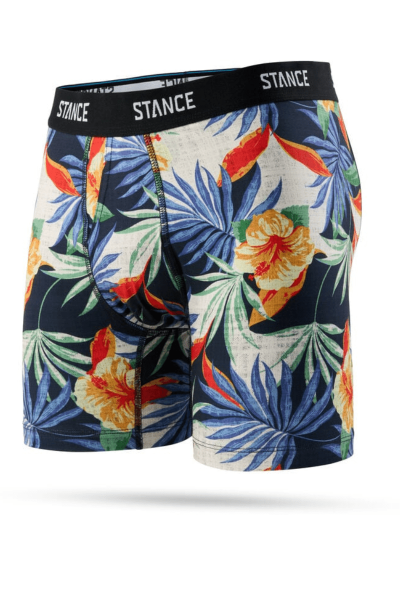 Underwear - Stance - Poly Boxer Brief in Tiki Tides - Archery Close