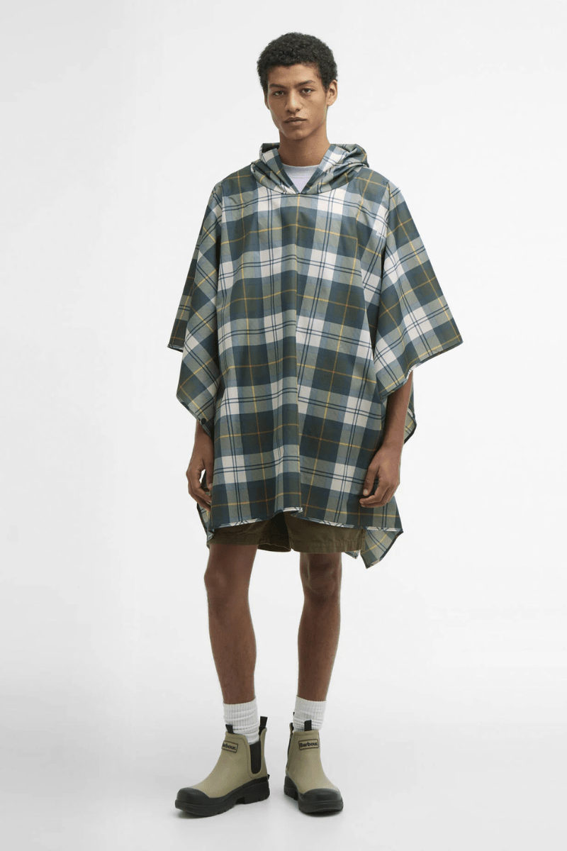 Outerwear - Barbour - Poncho in Ancient Tartan - Archery Close