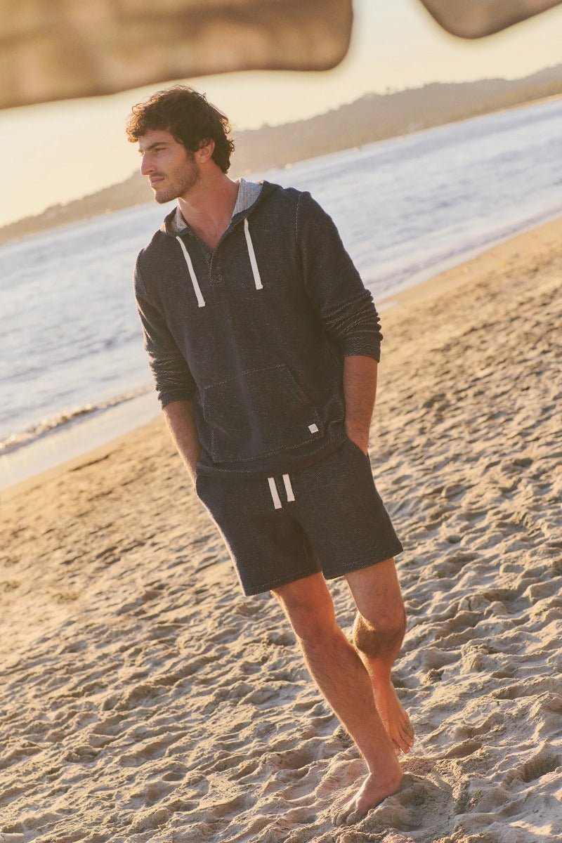 Marine Layer Portola Beach Hoodie - Navy/White