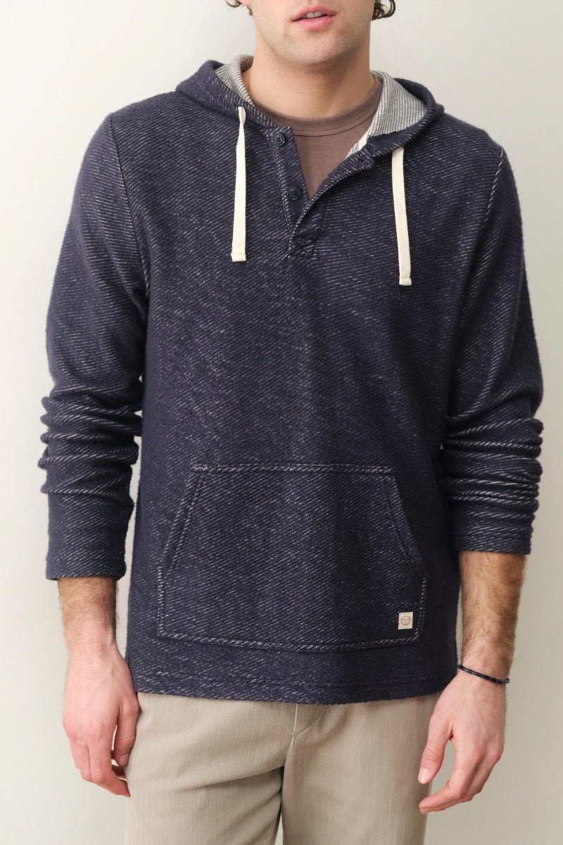 Marine Layer Portola Beach Hoodie - Navy/White