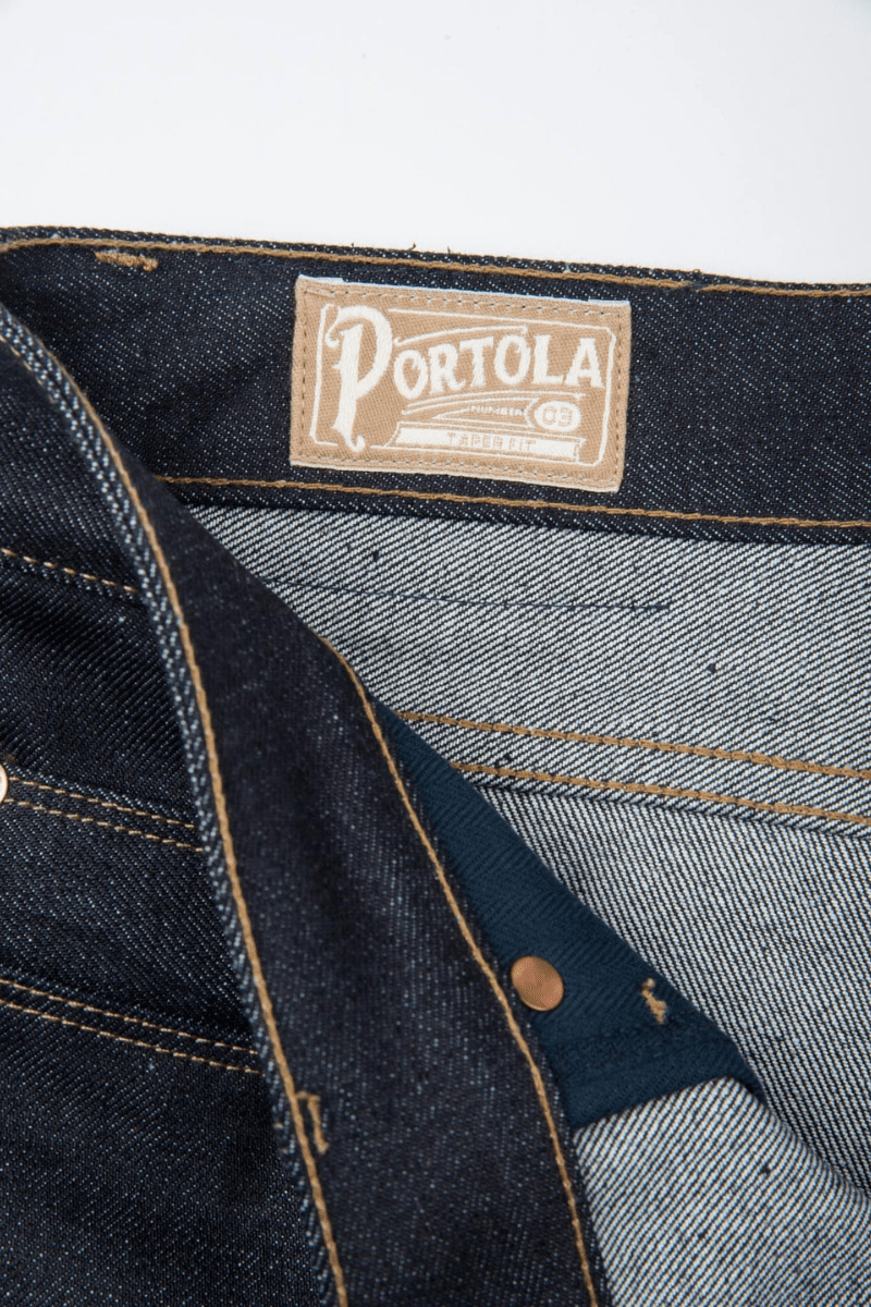 Jeans - Freenote Cloth - Portola Classic Taper 14.50 Ounce Kaihara Denim - Archery Close