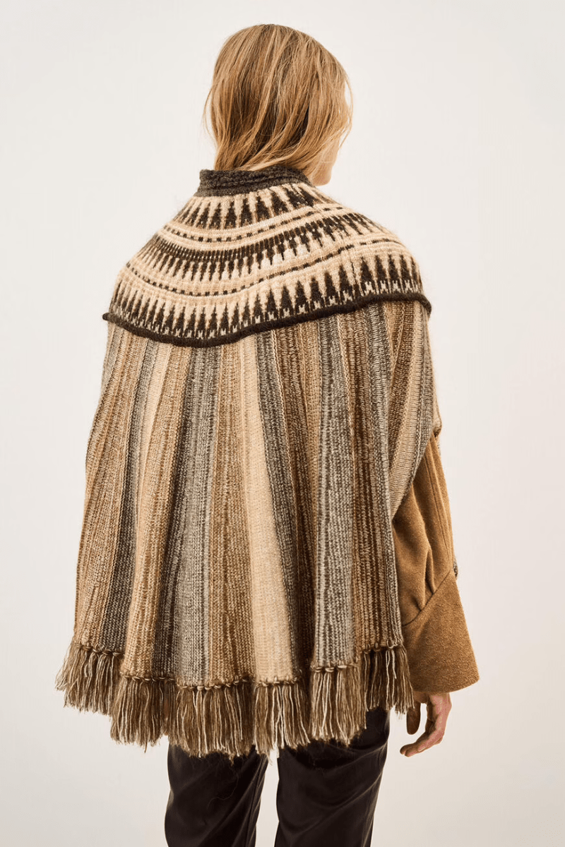 Outerwear - ba&sh - Prato Poncho - Archery Close
