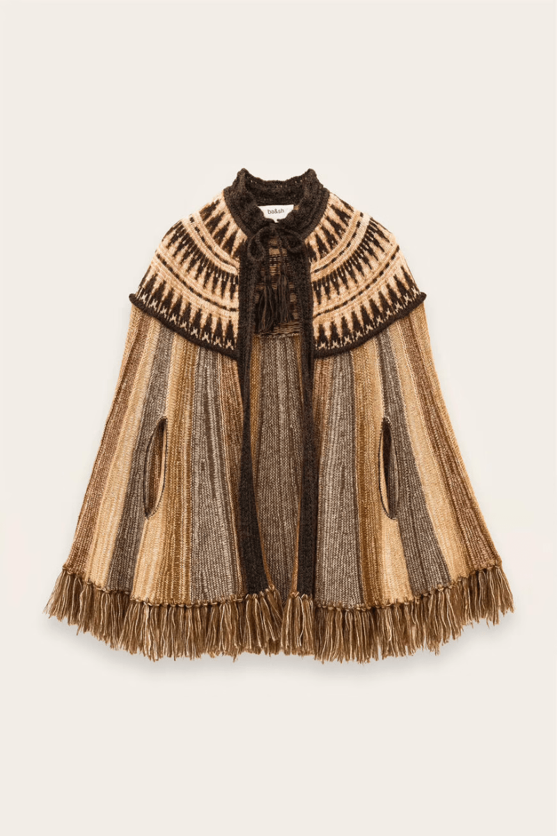Outerwear - ba&sh - Prato Poncho - Archery Close