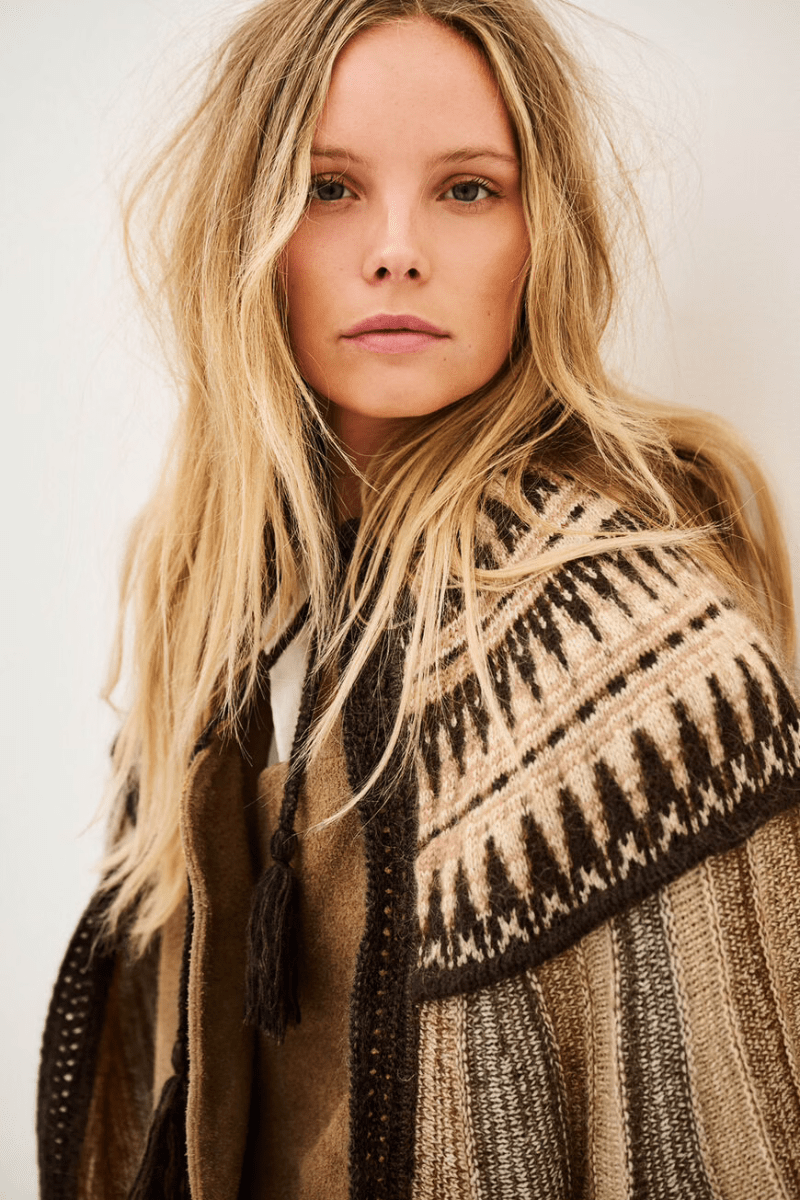 Outerwear - ba&sh - Prato Poncho - Archery Close