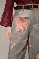 Jeans - Cotelac - Printed barrel-leg jeans - Archery Close