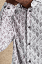 Shirts & Tops - Stone Rose - Printed Feather Paisley - Archery Close