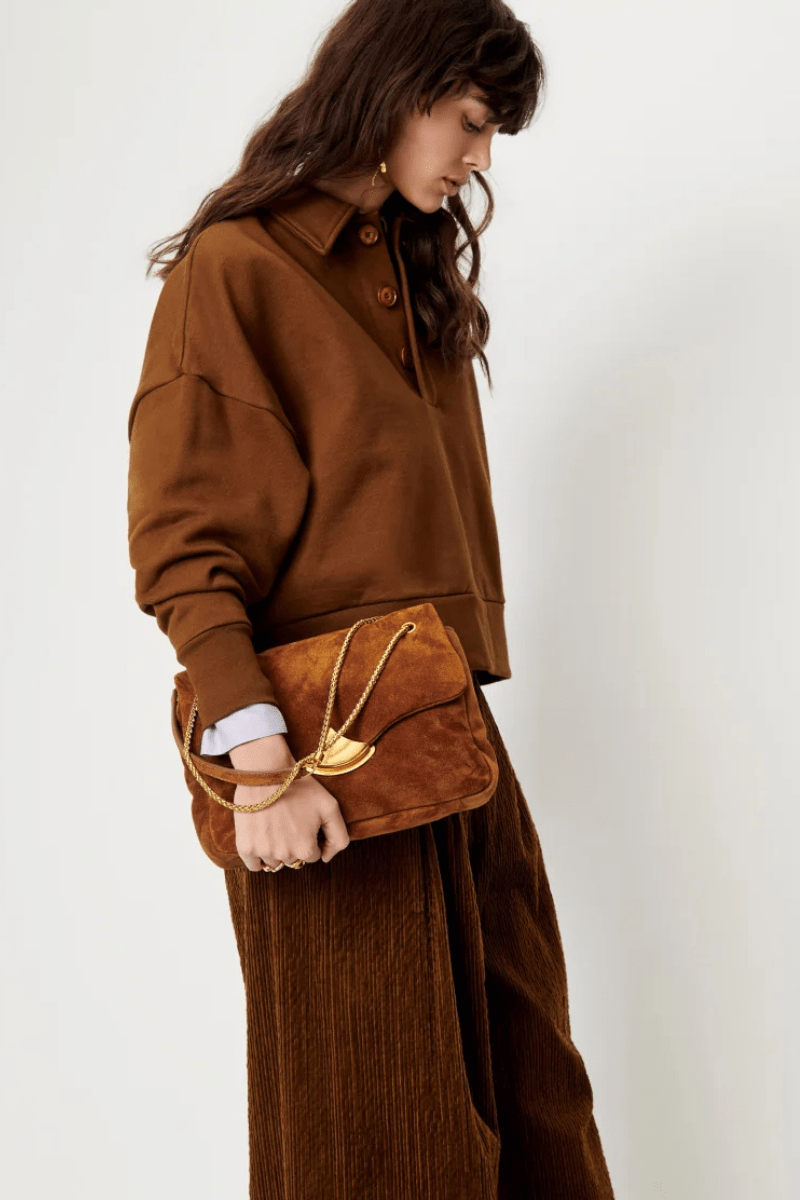 Handbags, Wallets & Cases - SESSUN - Puffy Grande Bag in Tobacco - Archery Close