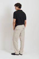 Pants - Alex Mill - Pull on Field Pant in Flax Linen - Archery Close