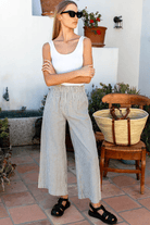 Pants - Emerson Fry - Pull On Pocket Pant in Newburyport Stripe - Archery Close