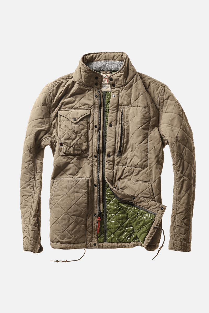 Outerwear - Relwen - Quilted Tanker - Archery Close