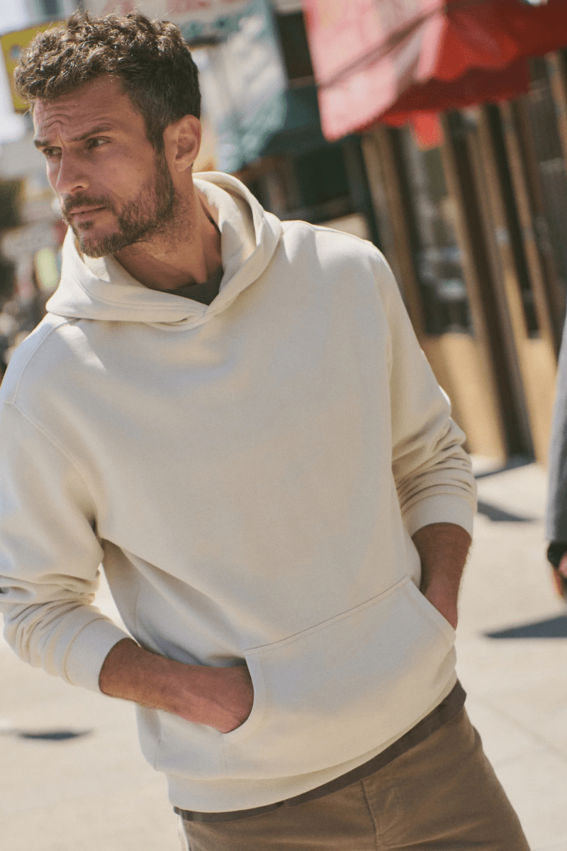 Sweatshirts - Marine Layer - Relaxed Cloud 9 Fleece Hoodie - Archery Close