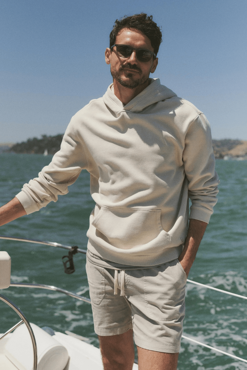 Sweatshirts - Marine Layer - Relaxed Cloud 9 Fleece Hoodie - Archery Close