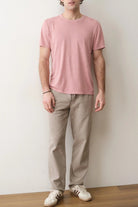 Marine Layer Relaxed Hemp Cotton Tee - Rosette