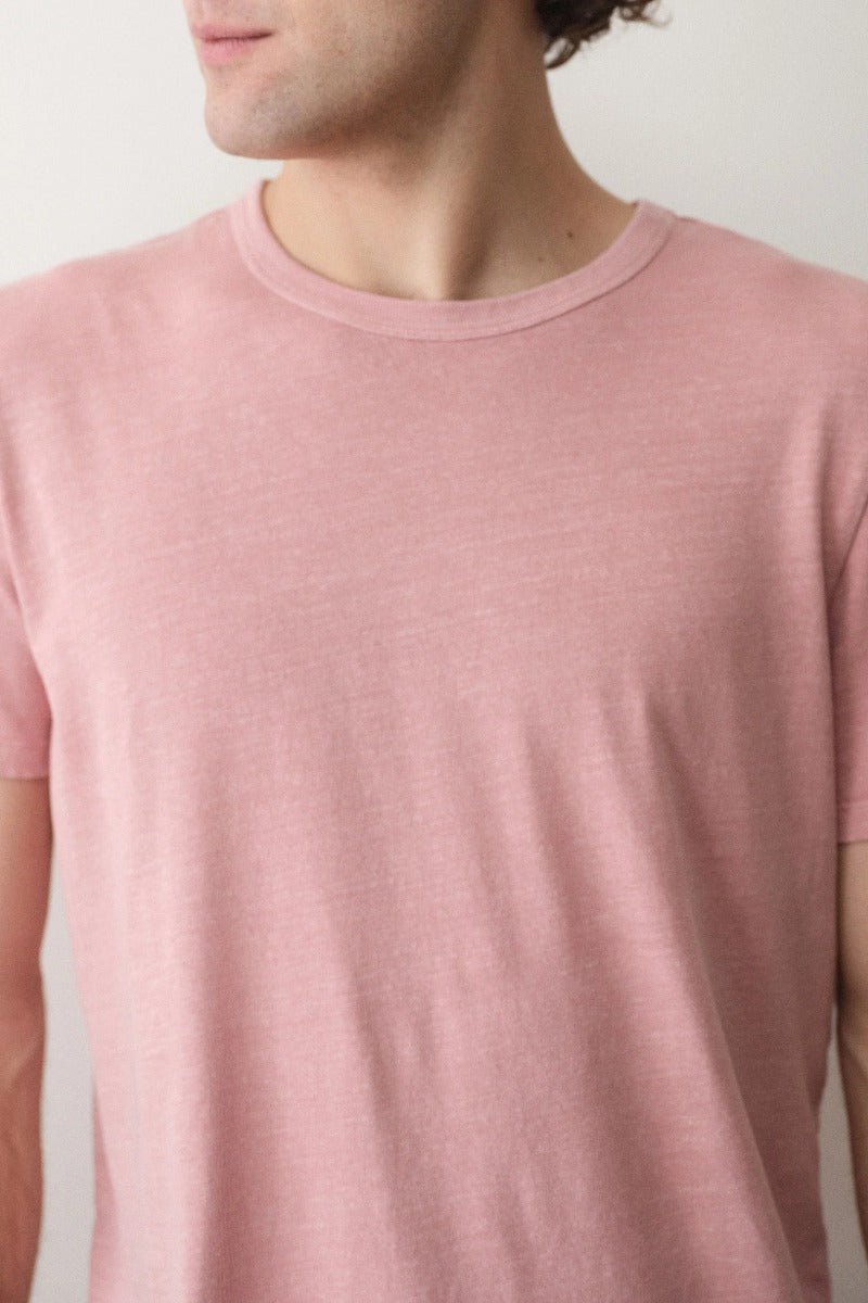 Marine Layer Relaxed Hemp Cotton Tee - Rosette