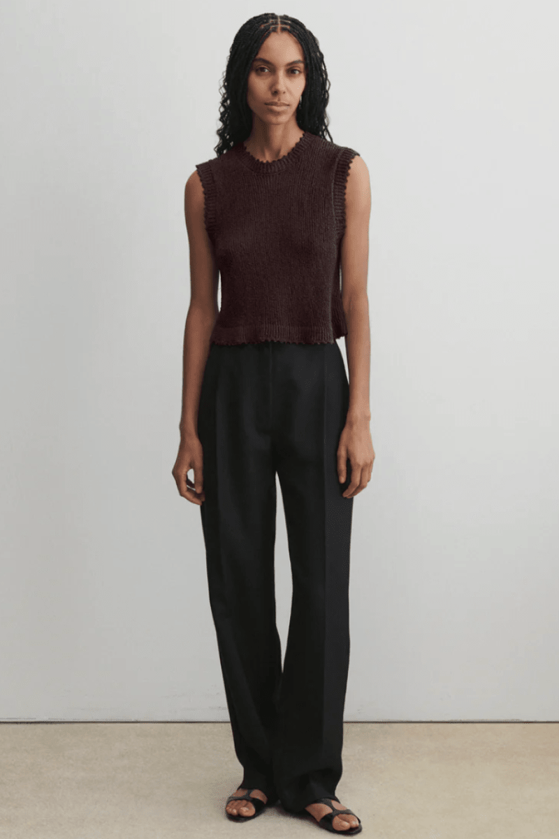 Shirts & Tops - Rachel Comey - Relent Top in Chocolate - Archery Close