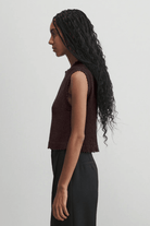 Shirts & Tops - Rachel Comey - Relent Top in Chocolate - Archery Close
