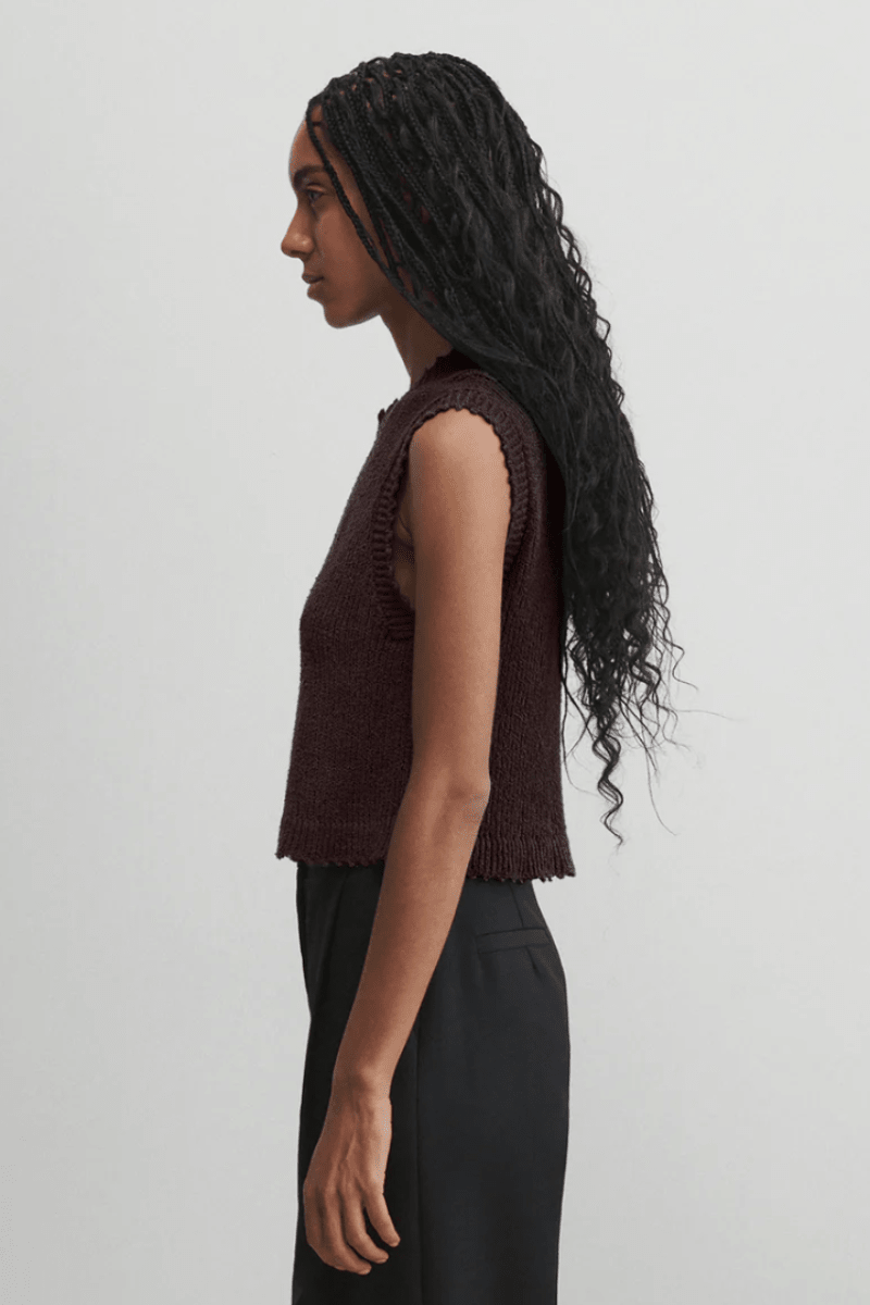 Shirts & Tops - Rachel Comey - Relent Top in Chocolate - Archery Close