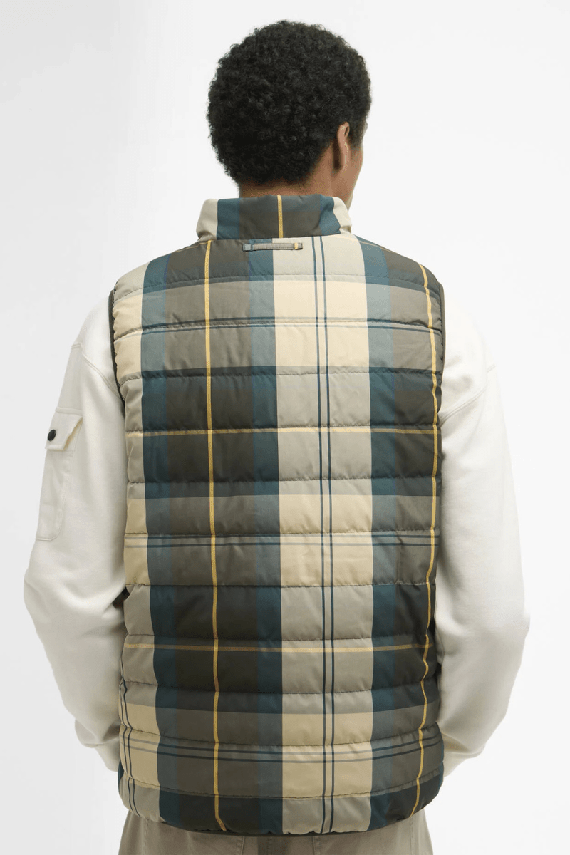 Vests - Barbour - Reversible Tartan Puffer Gilet - Archery Close