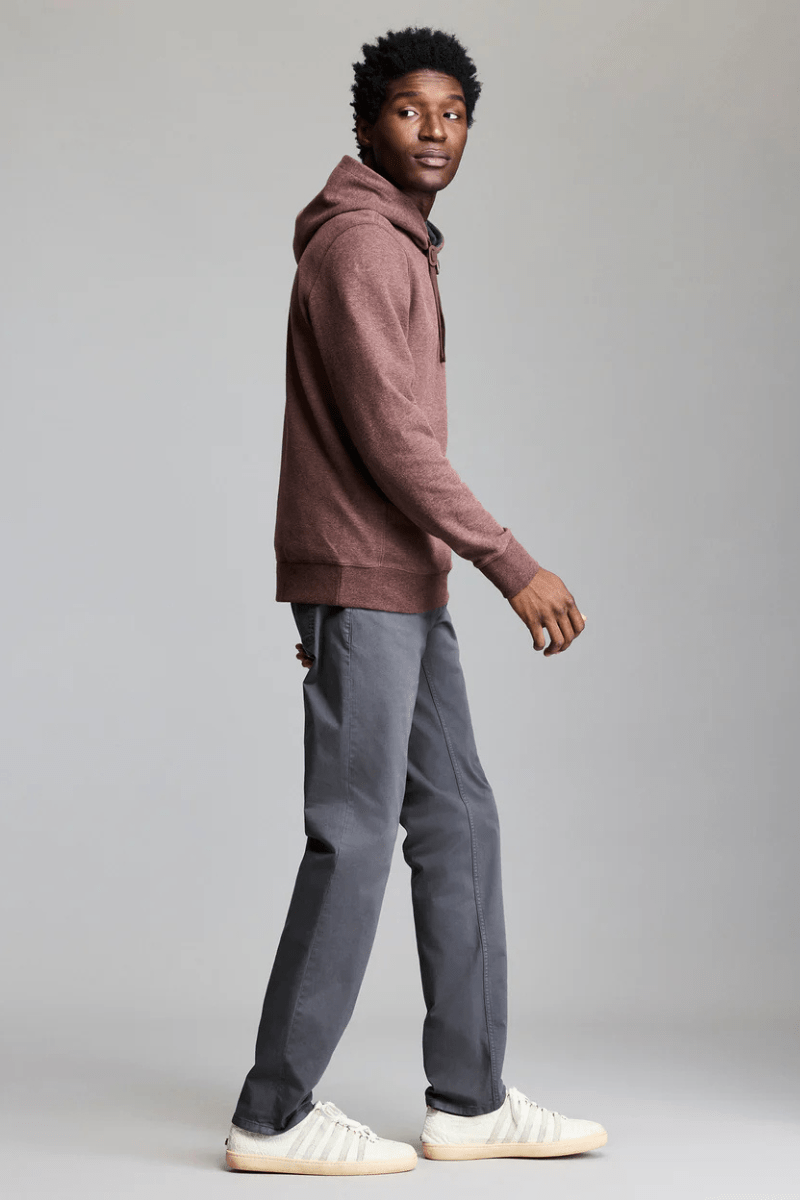 Sweatshirts - Billy Reid - Rib Hoodie Pullover in Cinnamon - Archery Close