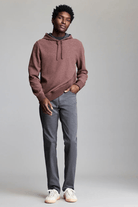 Sweatshirts - Billy Reid - Rib Hoodie Pullover in Cinnamon - Archery Close