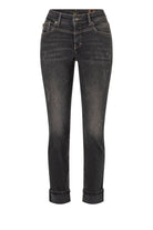 Black jeans on a white background