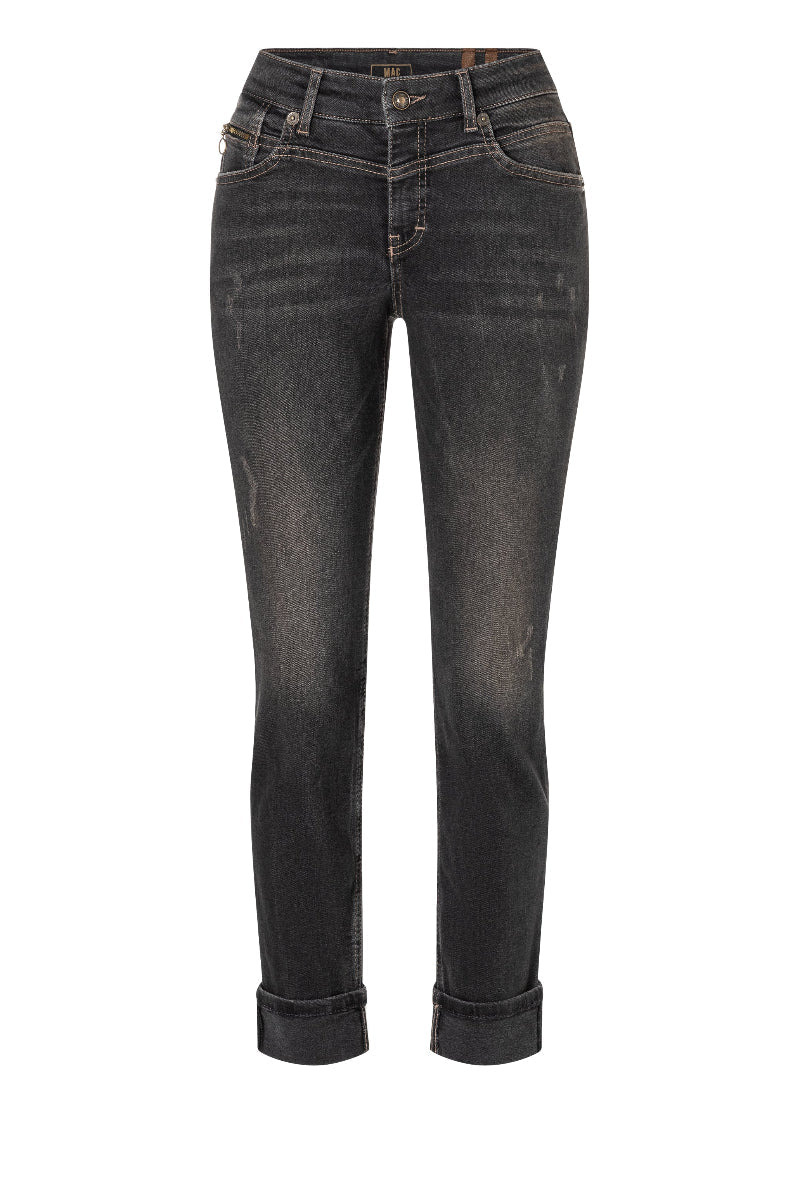 Black jeans on a white background