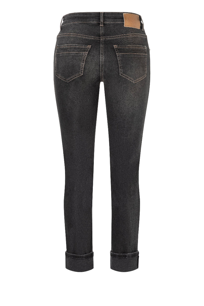 Black jeans on a white background