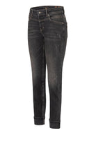 Black jeans on a white background