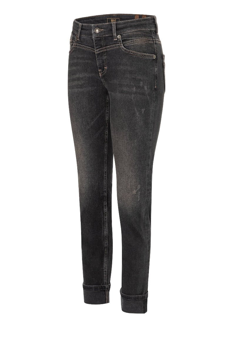 Black jeans on a white background