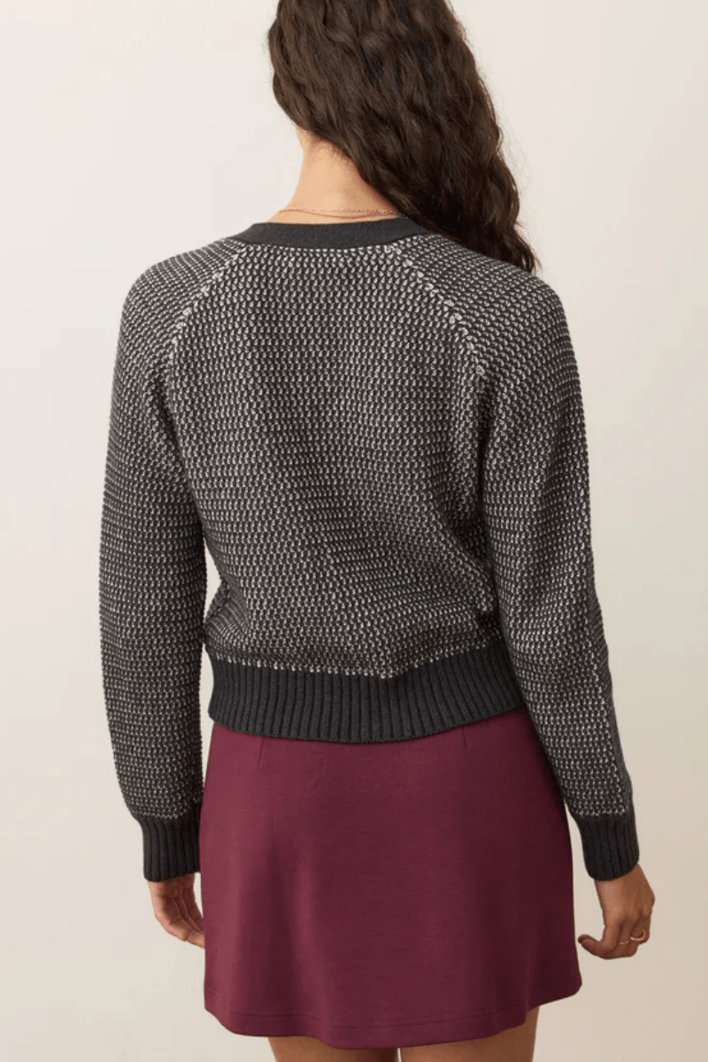 Sweater - Marine Layer - Robin Textured Cardigan - Archery Close