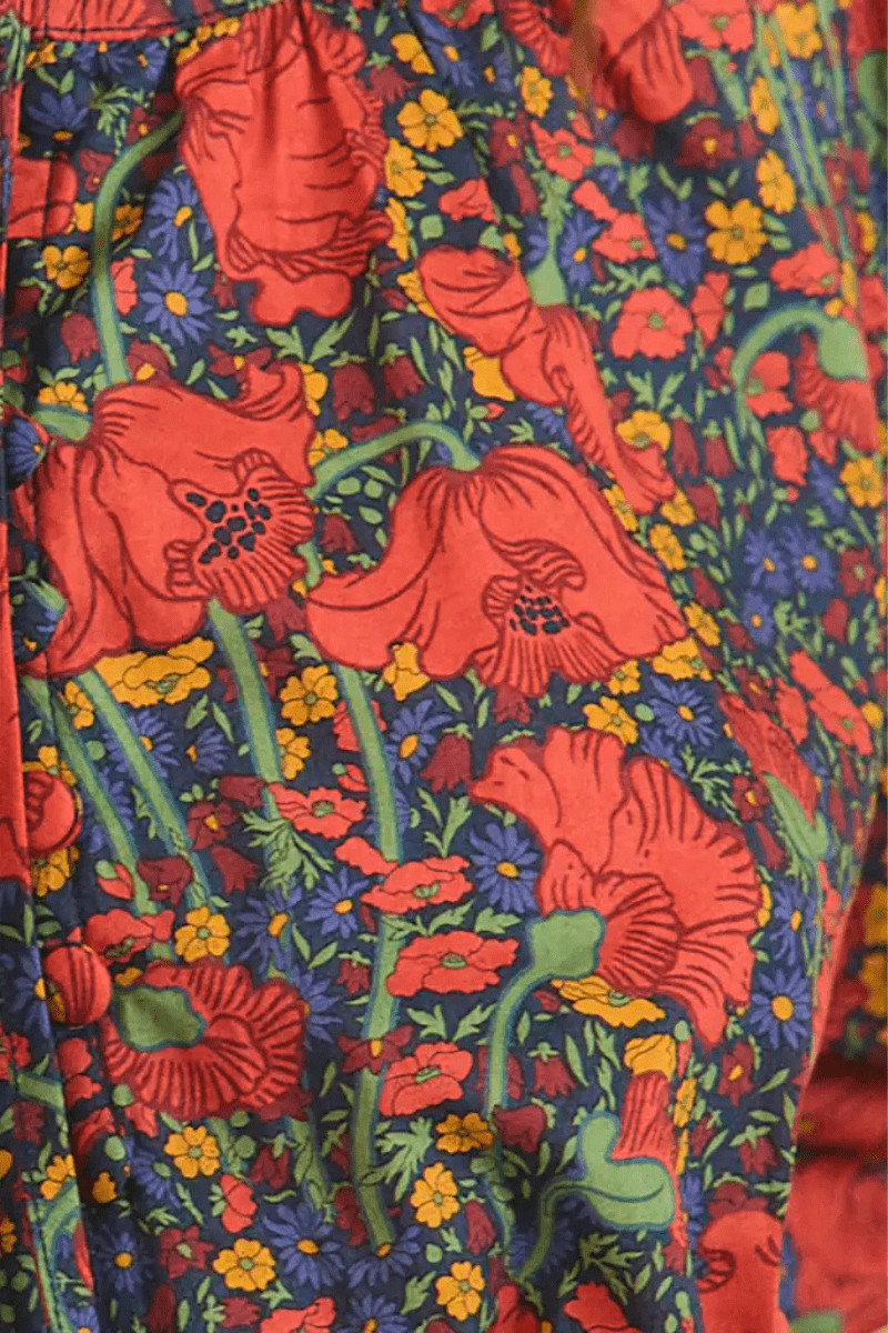 Shirts & Tops - Hunter Bell - Rory Top in Clementina Daisy - Archery Close