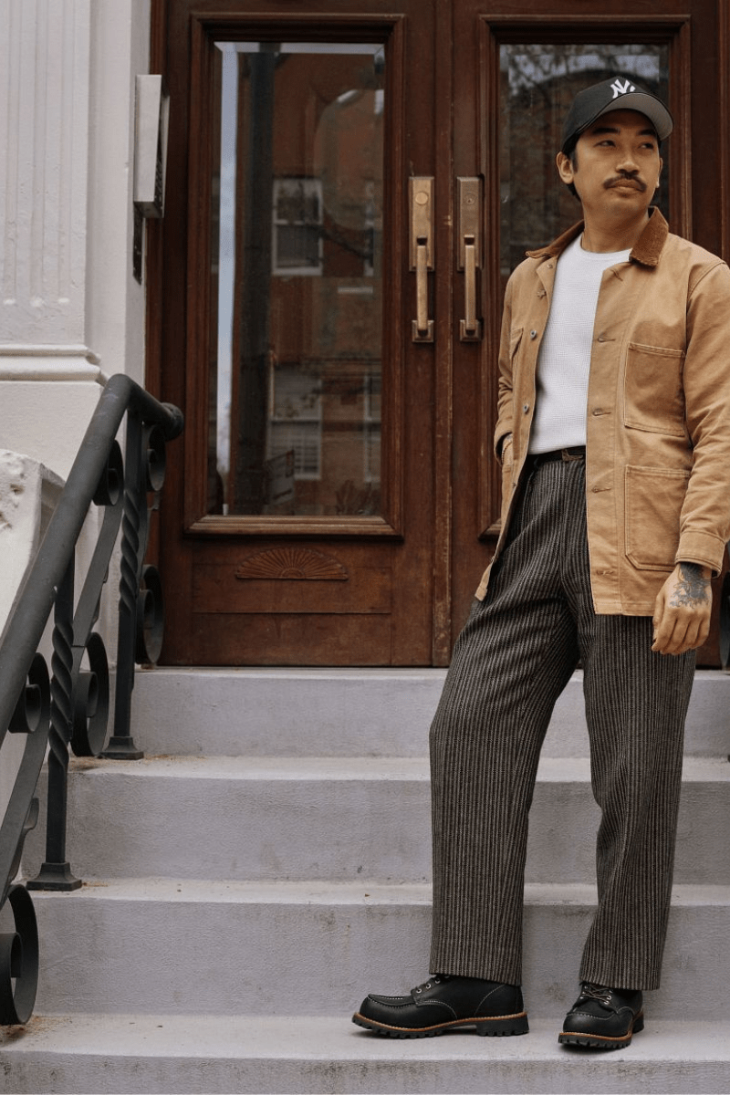 Boots - Red Wing Shoes - Roughneck 6" Boot in Briar Oil Slick - Archery Close