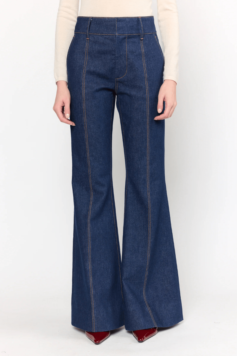 Jeans - Christy Lynn - Rowen Pant in Dark Indigo - Archery Close