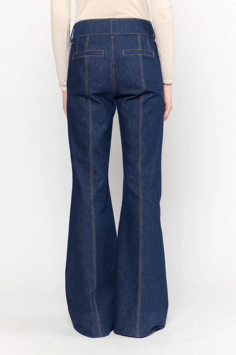 Jeans - Christy Lynn - Rowen Pant in Dark Indigo - Archery Close