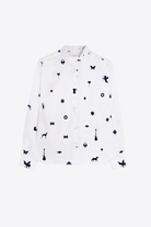 Shirts & Tops - Vilagallo - Ruffle Neck Long Sleeve - Archery Close
