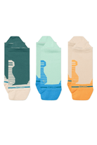 Socks - Stance - Run Light Tab 3 Pack - Teal - Archery Close