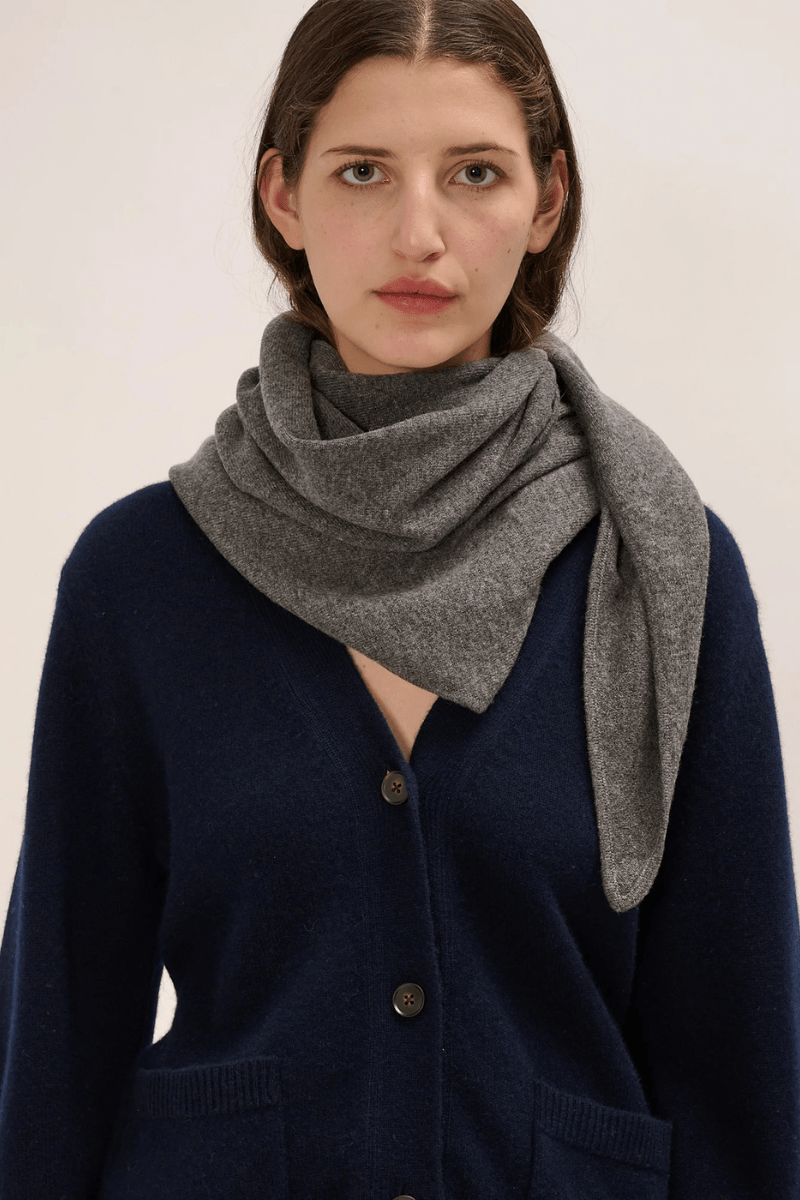 Scarf - DemyLee - Ruri Large Cashmere Bandana - Archery Close