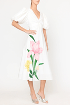 Dresses - Christy Lynn - Sabrina Dress in Cote White - Archery Close