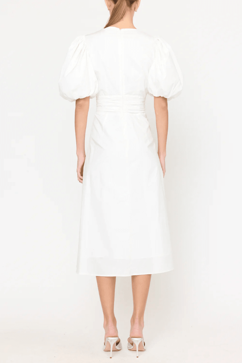 Dresses - Christy Lynn - Sabrina Dress in Cote White - Archery Close