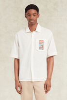 Shirts & Tops - CHE Studios - Salvador Braid Poplin Shirt - Archery Close