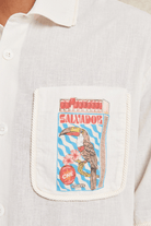Shirts & Tops - CHE Studios - Salvador Braid Poplin Shirt - Archery Close