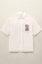 Shirts & Tops - CHE Studios - Salvador Braid Poplin Shirt - Archery Close