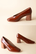 Shoes - Huma Blanco - Salvador in Cinnamon Crinkle - Archery Close