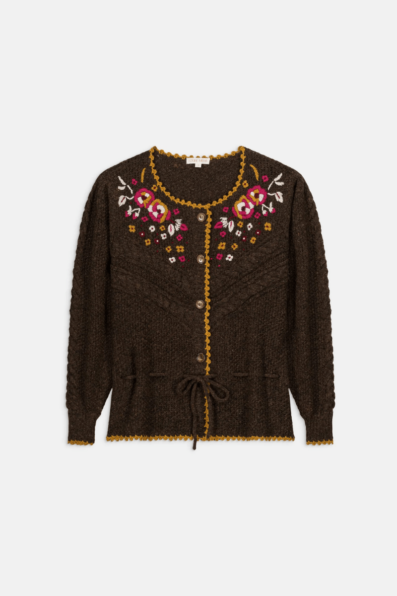 Sweater - Louise Misha - Sandya Cardigan - Archery Close