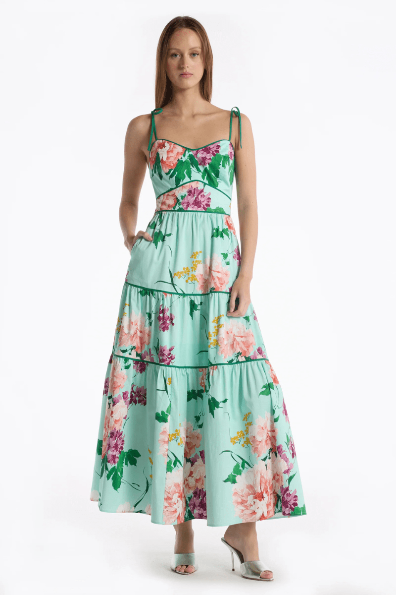 Dresses - Christy Lynn - Saphina Dress in Mint Tranquility - Archery Close