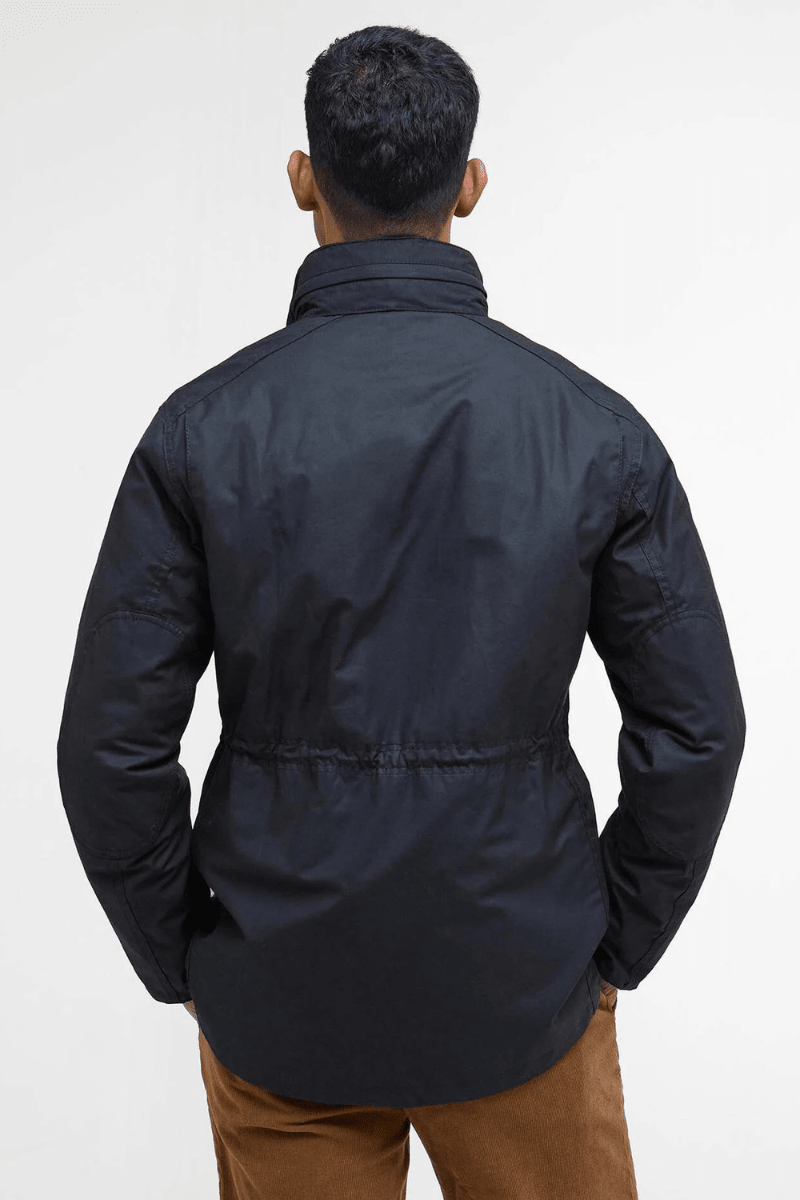 Outerwear - Barbour - Sapper Waxed Jacket in Black - Archery Close