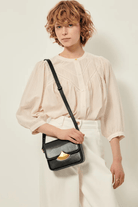 Shirts & Tops - Sessun - Savi Blouse in Sandblack - Archery Close