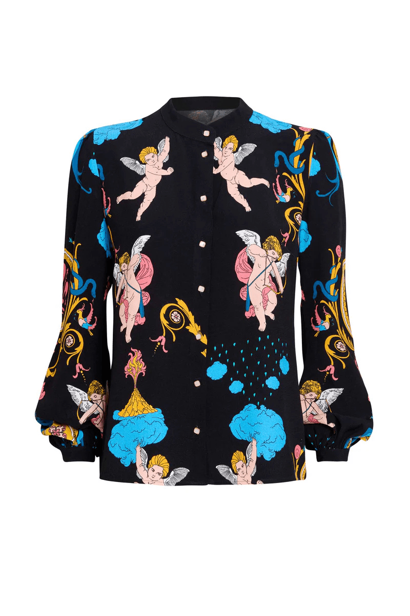 Shirts & Tops - Paolita - Seraphina Edie Top - Archery Close